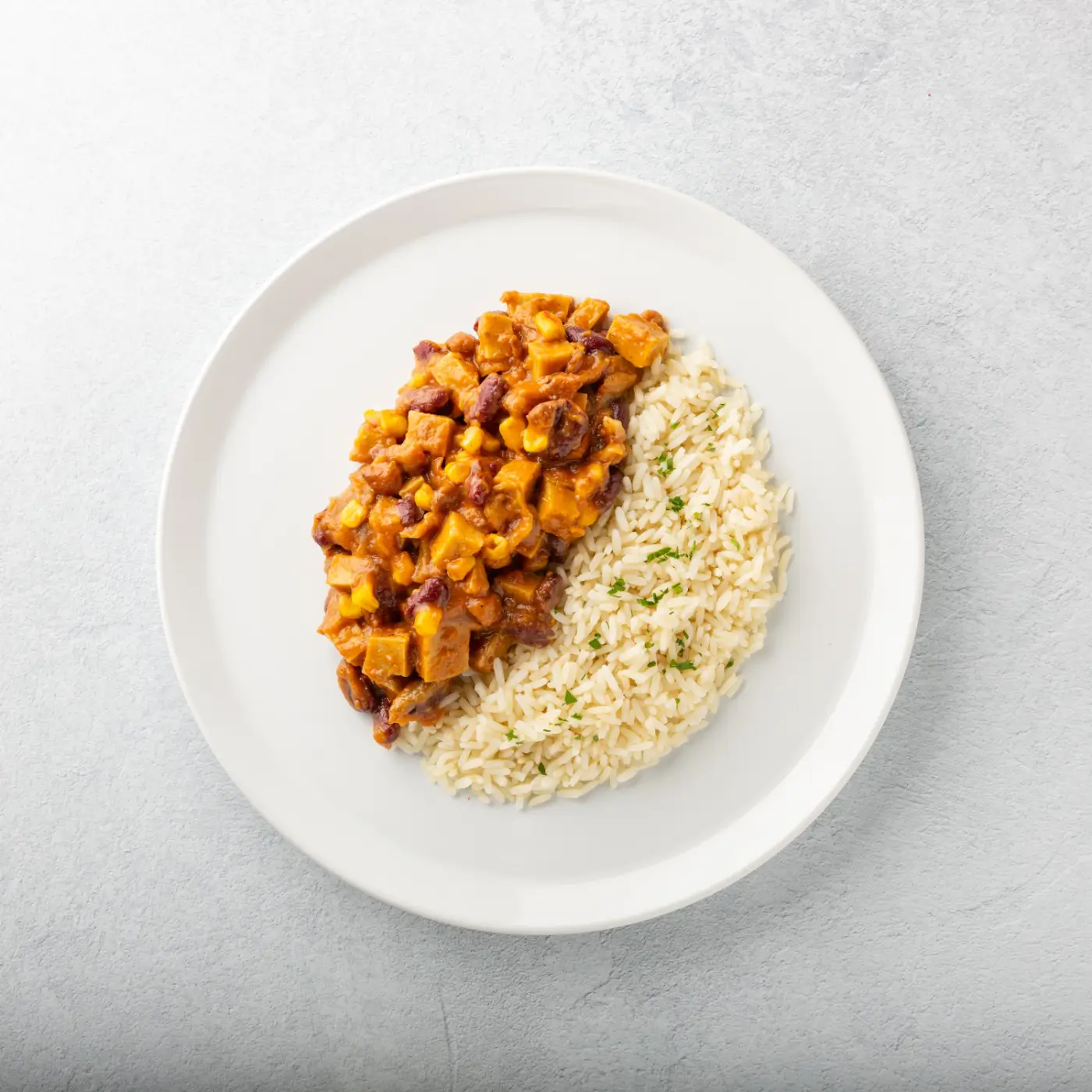 Seitan s rižom i našom meksičkom mješavinom